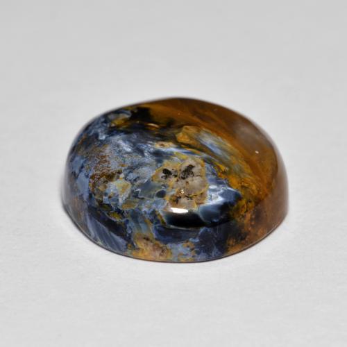 Pietersite Multicolore naturelle Coupe roude, 8.01 ct, Opaque