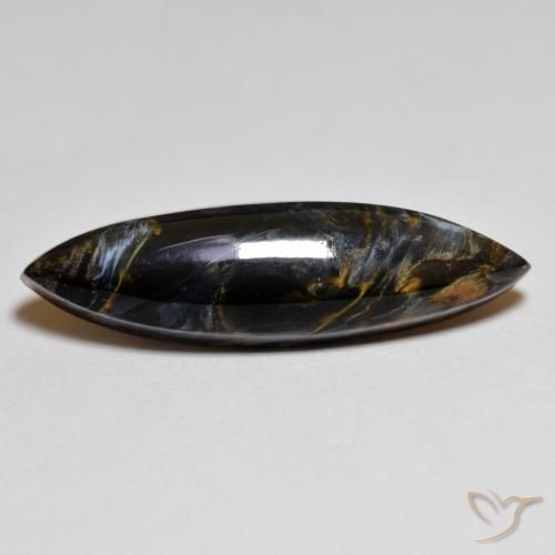 6.82ct Naturel Multicolore Pietersite, Marquise, Opaque