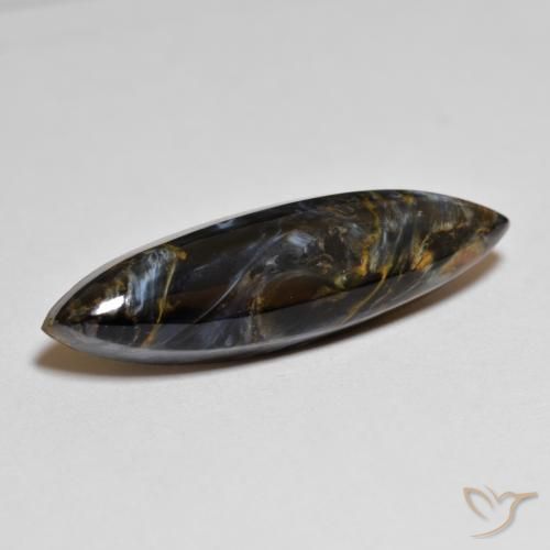 Pietersite Multicolore naturelle Marquise, 6.82 ct, Opaque