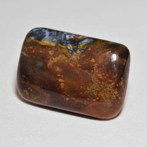 Pietersite Multicolore naturelle Coupe coussin, 9.75 ct, Opaque