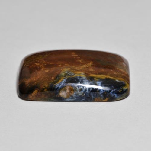 Pietersite Multicolore naturelle Coupe coussin, 9.75 ct, Opaque