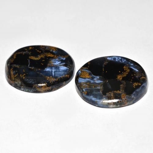 Achetez naturel 20,74ct multicolore piétersite gems, coupe roude, en provenance namibie chez gemselect. en stock, livraison internationale!