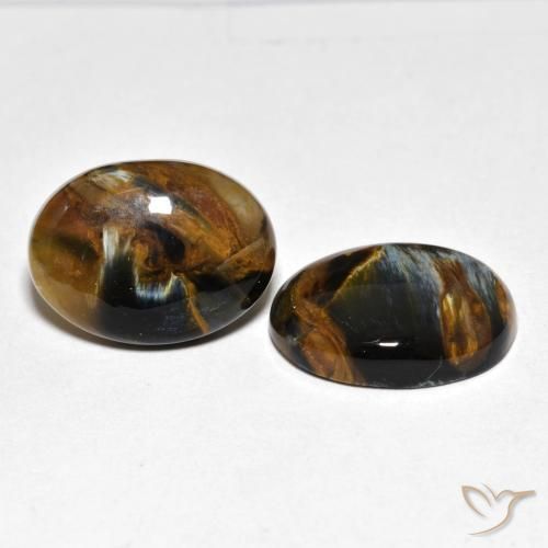 Shop natural 12.67ct Multicolore Pietersite gems, ovale, from Namibie at GemSelect. In stock, global shipping!