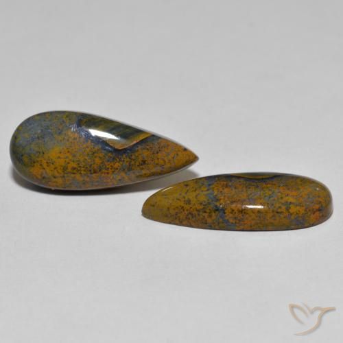 Shop natural 8.34ct Multicolore Pietersite gems, En forme de poire, from Namibie at GemSelect. In stock, global shipping!