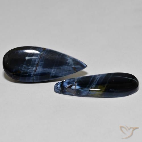 Shop natural 14.98ct Multicolore Pietersite gems, En forme de poire, from Namibie at GemSelect. In stock, global shipping!
