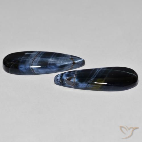 Shop natural 14.98ct Multicolore Pietersite gems, En forme de poire, from Namibie at GemSelect. In stock, global shipping!