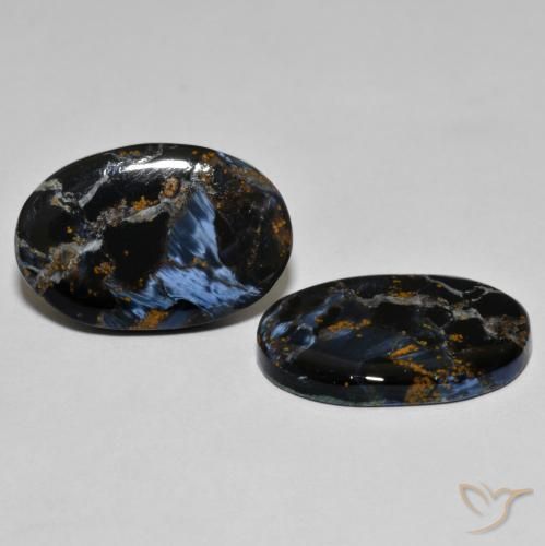 Shop natural 16.59ct Multicolore Pietersite gems, ovale, from Namibie at GemSelect. In stock, global shipping!