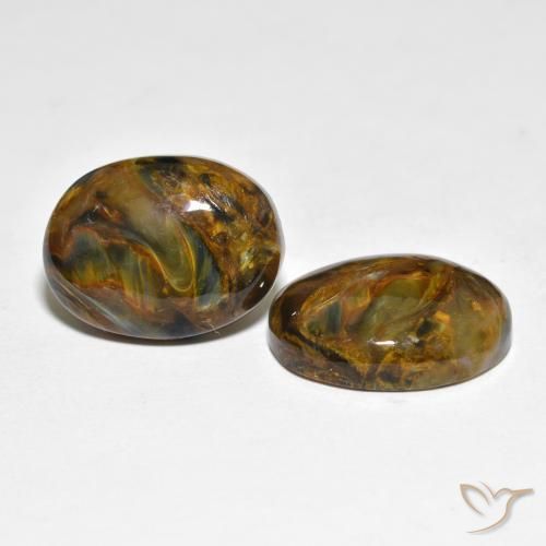 Shop natural 16.92ct Multicolore Pietersite gems, ovale, from Namibie at GemSelect. In stock, global shipping!