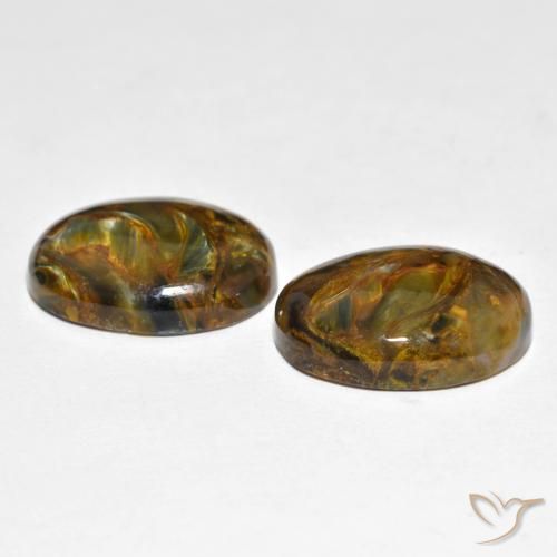 Shop natural 16.92ct Multicolore Pietersite gems, ovale, from Namibie at GemSelect. In stock, global shipping!