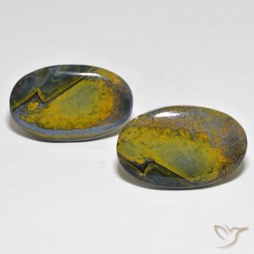 24.26ctw Naturel Multicolore Pietersite, ovale, Opaque