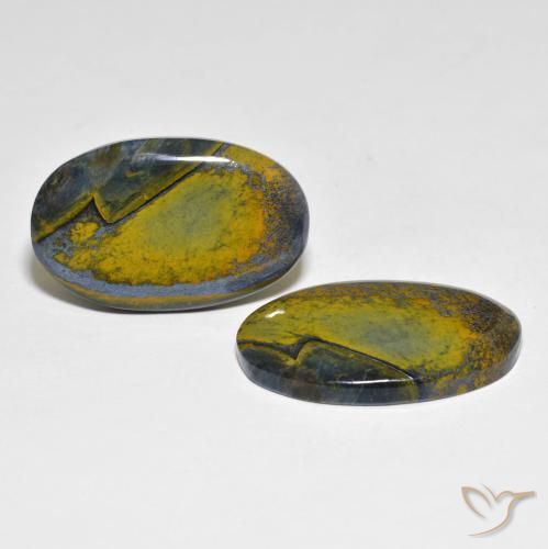 Shop natural 24.26ct Multicolore Pietersite gems, ovale, from Namibie at GemSelect. In stock, global shipping!