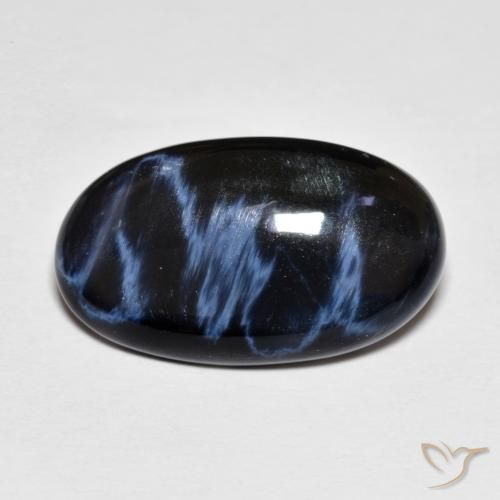 7.44ct Naturel Multicolore Pietersite, ovale, Opaque