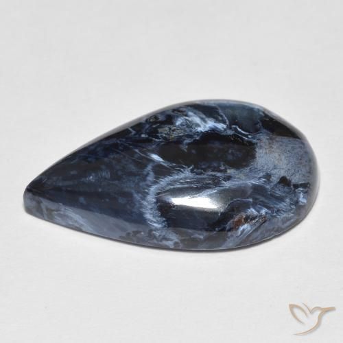Pietersite Multicolore naturelle En forme de poire, 8.28 ct, Opaque