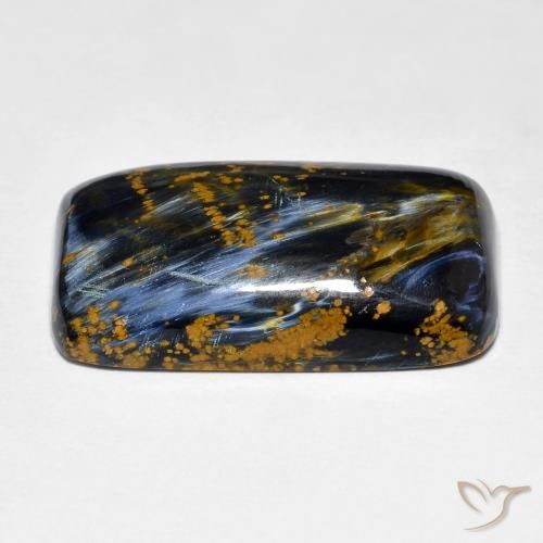 Pietersite Multicolore naturelle Coupe coussin, 14.99 ct, Opaque