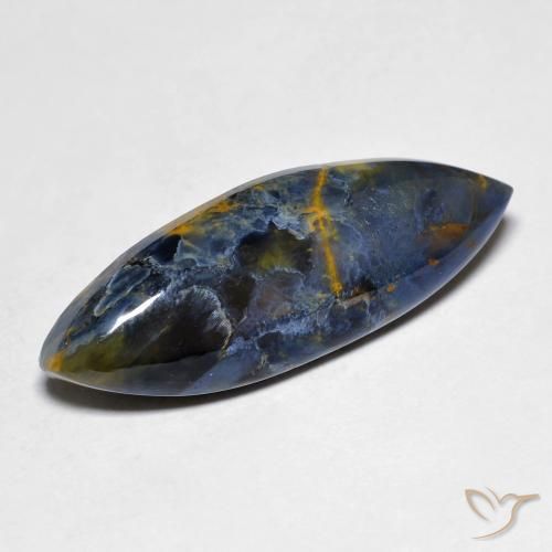 10.26ct Naturel Multicolore Pietersite, Marquise, Opaque