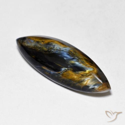 7.14ct Naturel Multicolore Pietersite, Marquise, Opaque
