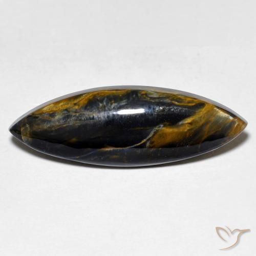 Pietersite Multicolore naturelle Marquise, 7.14 ct, Opaque