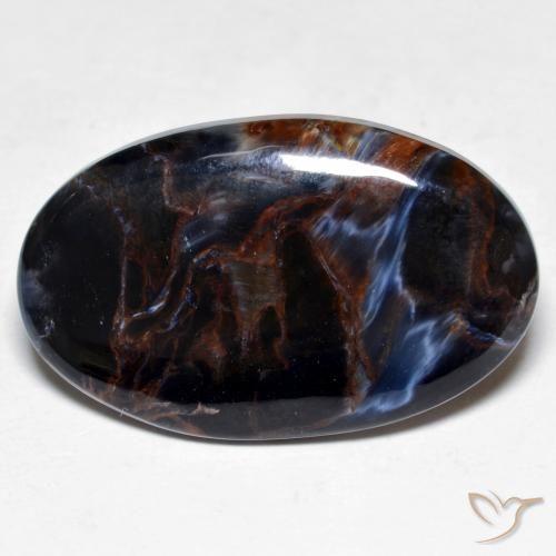 12.96ct Naturel Multicolore Pietersite, ovale, Opaque