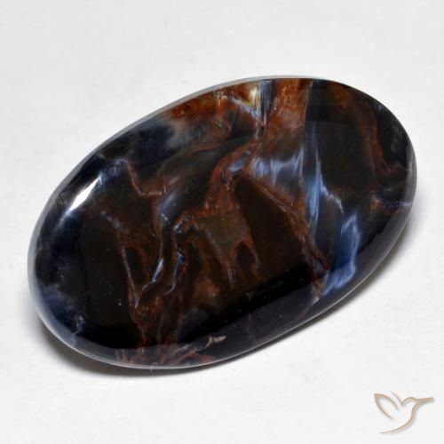 Pietersite Multicolore naturelle ovale, 12.96 ct, Opaque
