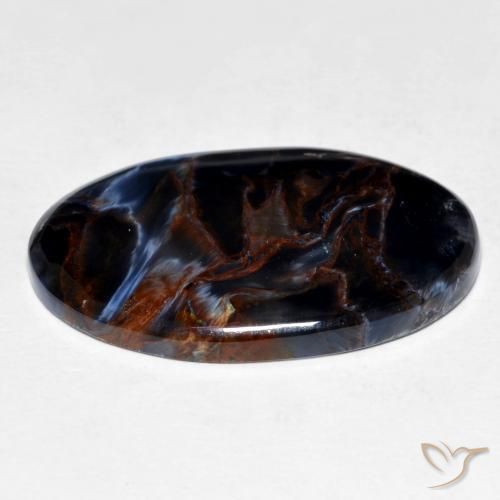 Pietersite Multicolore naturelle ovale, 12.96 ct, Opaque
