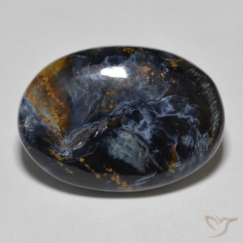 11.52ct Naturel Multicolore Pietersite, ovale, Opaque