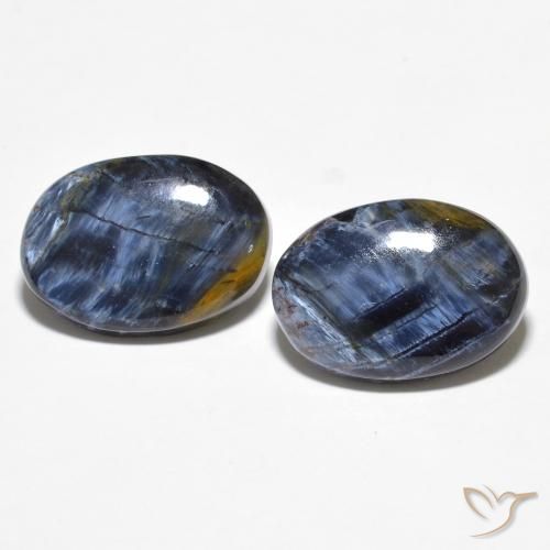 7.99ctw Naturel Multicolore Pietersite, ovale, Opaque