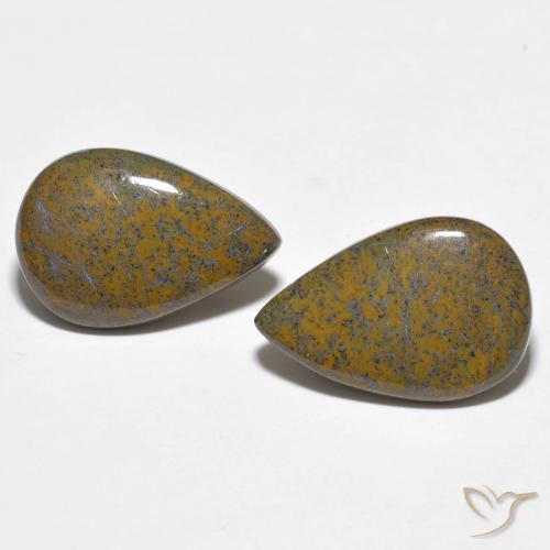 7.59ctw Naturel Multicolore Pietersite, En forme de poire, Opaque