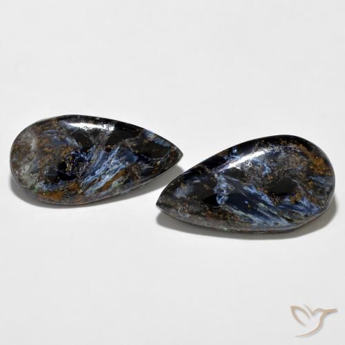 Shop natural 14.24ct Multicolore Pietersite gems, En forme de poire, from Chine at GemSelect. In stock, global shipping!
