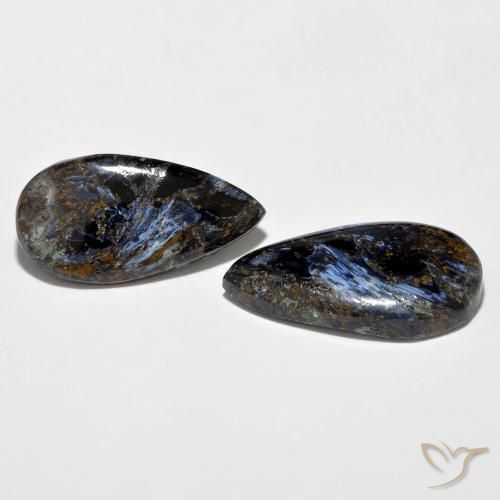 Shop natural 14.24ct Multicolore Pietersite gems, En forme de poire, from Chine at GemSelect. In stock, global shipping!