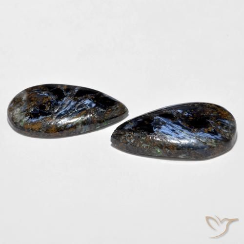 Shop natural 14.24ct Multicolore Pietersite gems, En forme de poire, from Chine at GemSelect. In stock, global shipping!