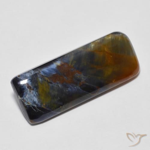 Pietersite Multicolore naturelle Coussin, 7.76 ct, Opaque