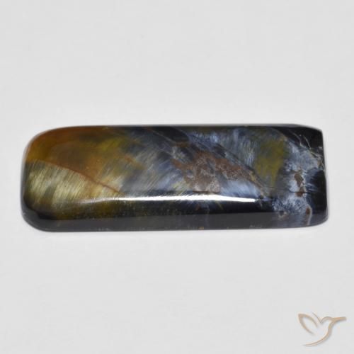 Pietersite Multicolore naturelle Coussin, 7.76 ct, Opaque