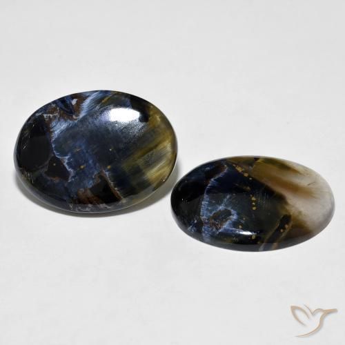 Shop natural 37.88ct Multicolore Pietersite gems, ovale, from Chine at GemSelect. In stock, global shipping!