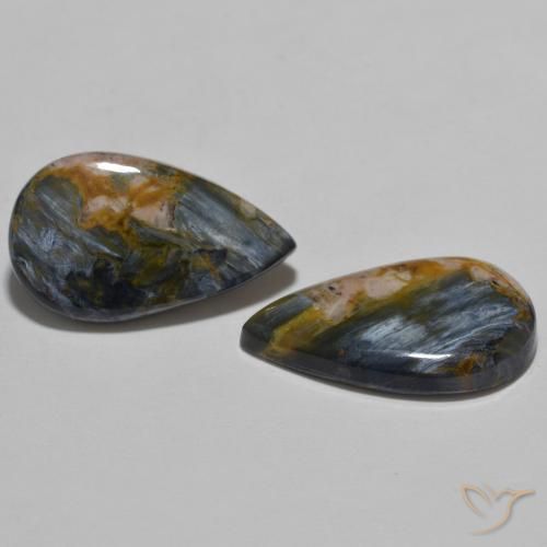 Shop natural 11.31ct Multicolore Pietersite gems, En forme de poire, from Chine at GemSelect. In stock, global shipping!