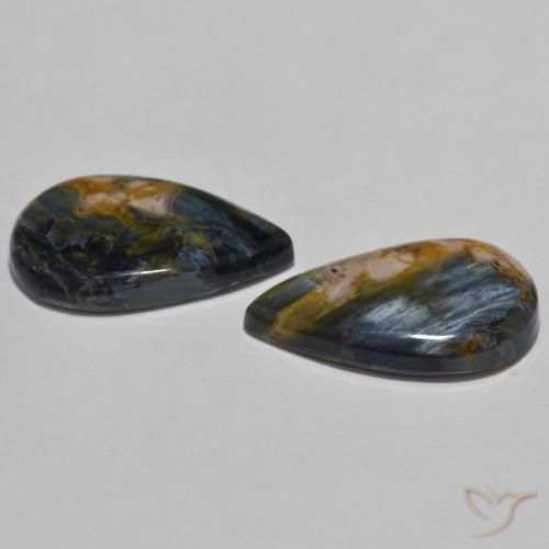 Shop natural 11.31ct Multicolore Pietersite gems, En forme de poire, from Chine at GemSelect. In stock, global shipping!
