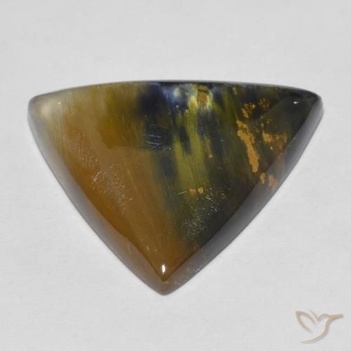 Pietersite Multicolore naturelle Trillion, 10.21 ct, Opaque