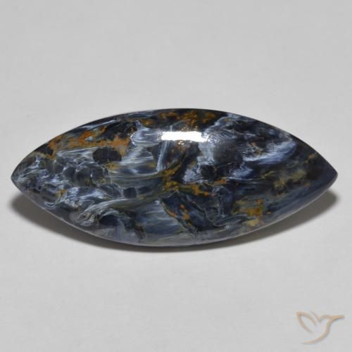 15.65ct Naturel Multicolore Pietersite, Marquise, Opaque