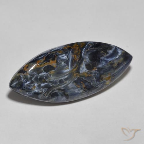 Pietersite Multicolore naturelle Marquise, 15.65 ct, Opaque