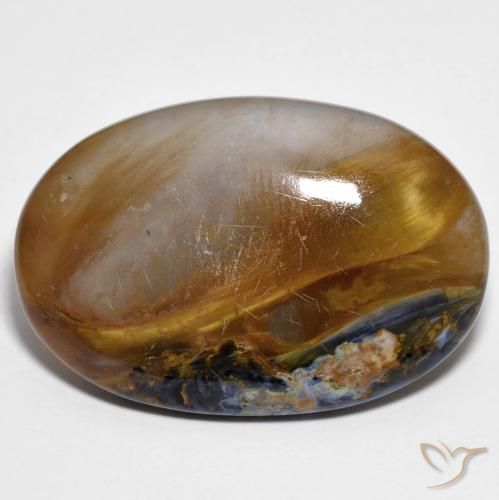Pietersite Multicolore naturelle ovale, 20.81 ct, Translucide