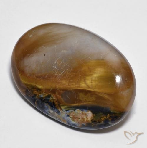 Pietersite Multicolore naturelle ovale, 20.81 ct, Translucide