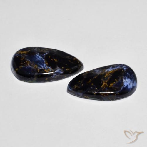 Shop natural 12.05ct Multicolore Pietersite gems, En forme de poire, from Namibie at GemSelect. In stock, global shipping!
