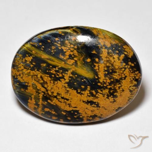 13.77ct Naturel Multicolore Pietersite, ovale, Opaque