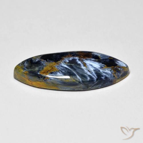 Pietersite Multicolore naturelle Marquise, 4.84 ct, Opaque