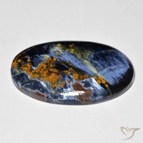 Pietersite Multicolore naturelle ovale, 12.72 ct, Opaque