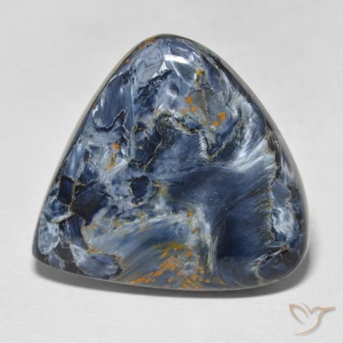25.09ct Naturel Multicolore Pietersite, En forme de poire, Opaque