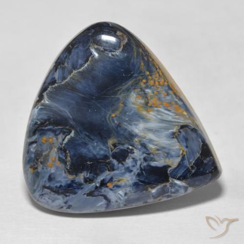Pietersite Multicolore naturelle En forme de poire, 25.09 ct, Opaque