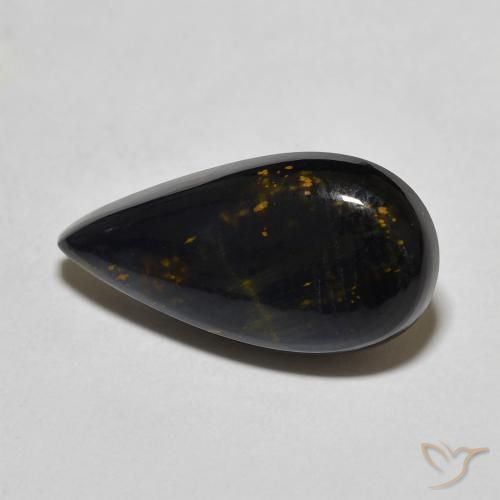 Pietersite Multicolore naturelle En forme de poire, 3.86 ct, Opaque