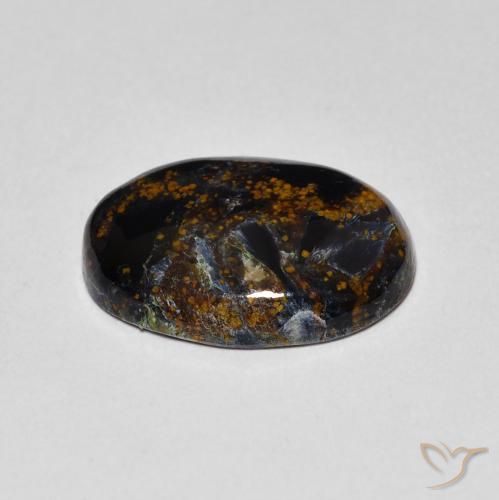 Pietersite Multicolore naturelle ovale, 4.14 ct, Opaque