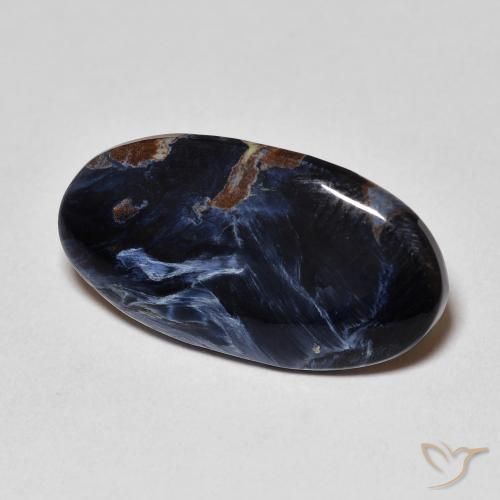 Pietersite Multicolore naturelle ovale, 5.06 ct, Opaque
