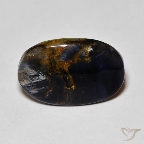4.59ct Naturel Multicolore Pietersite, ovale, Opaque